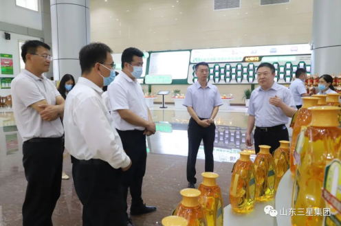 滨州市农业农村局来山东三星集团开展农产品加工业遍访活动