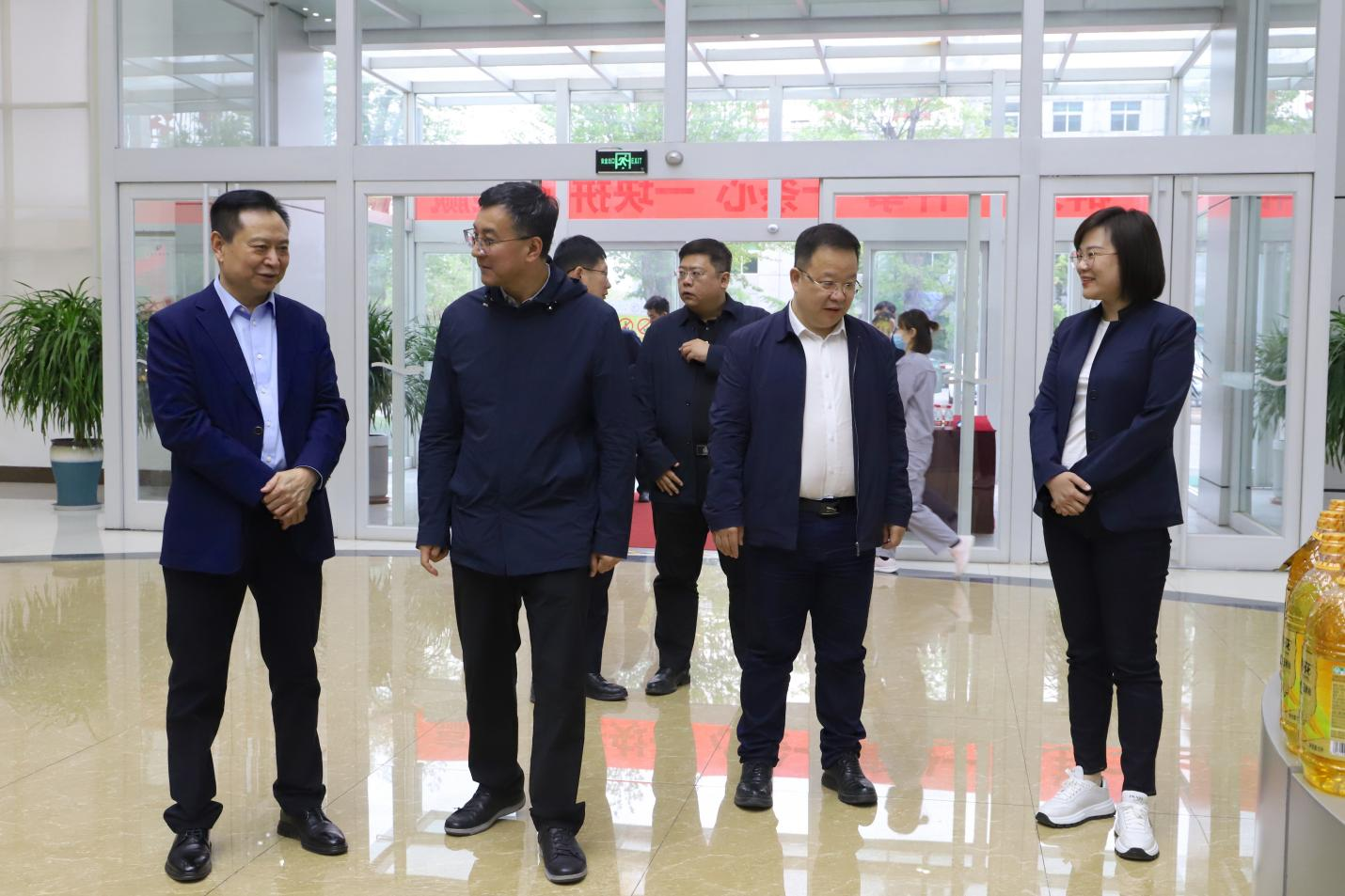 吉林省延边自治州考察团来山东三星集团参观考察