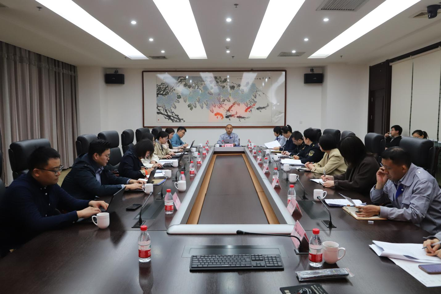 山东省优势产业标准化调研组来山东三星集团调研