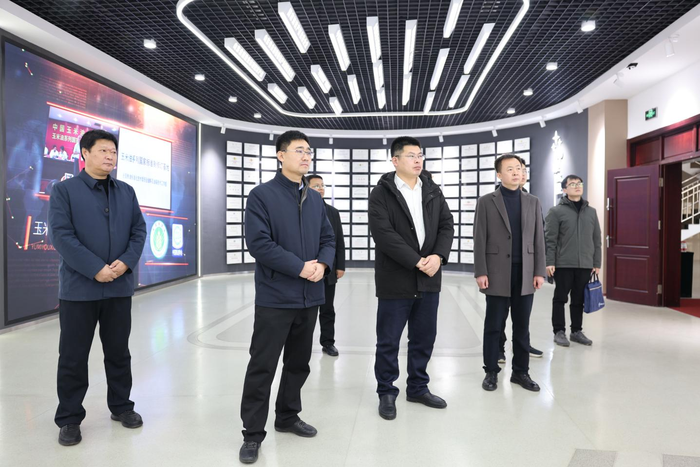 博兴县委社会工作部来山东三星集团考察学习