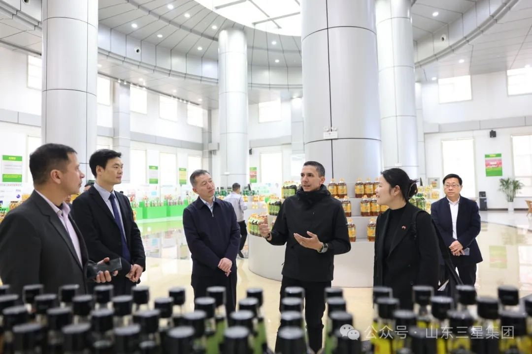 委内瑞拉Diana 食品公司总裁费利克斯·罗梅罗一行来山东三星集团考察合作