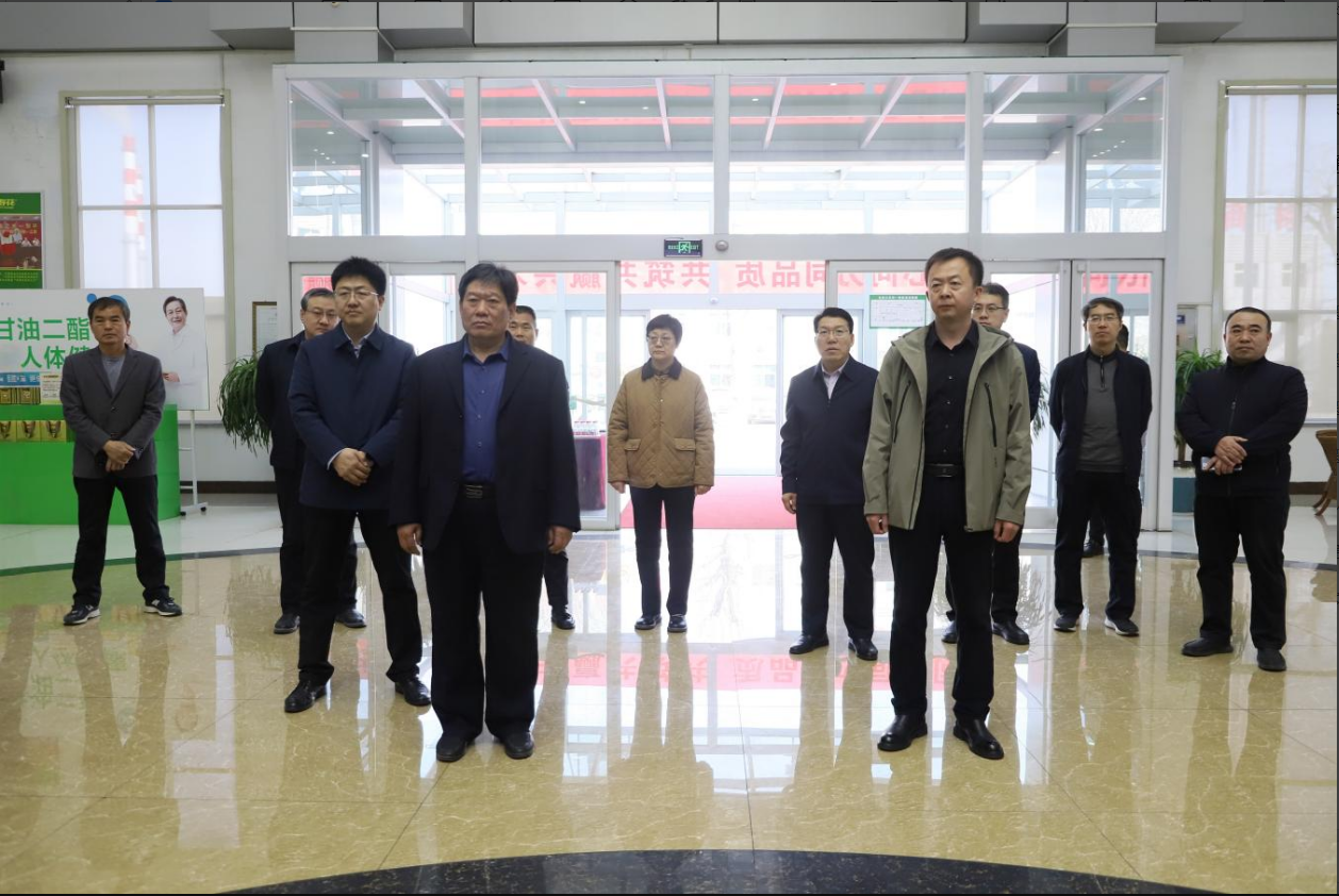 邹平市人大常委会专题调研组来山东三星集团调研