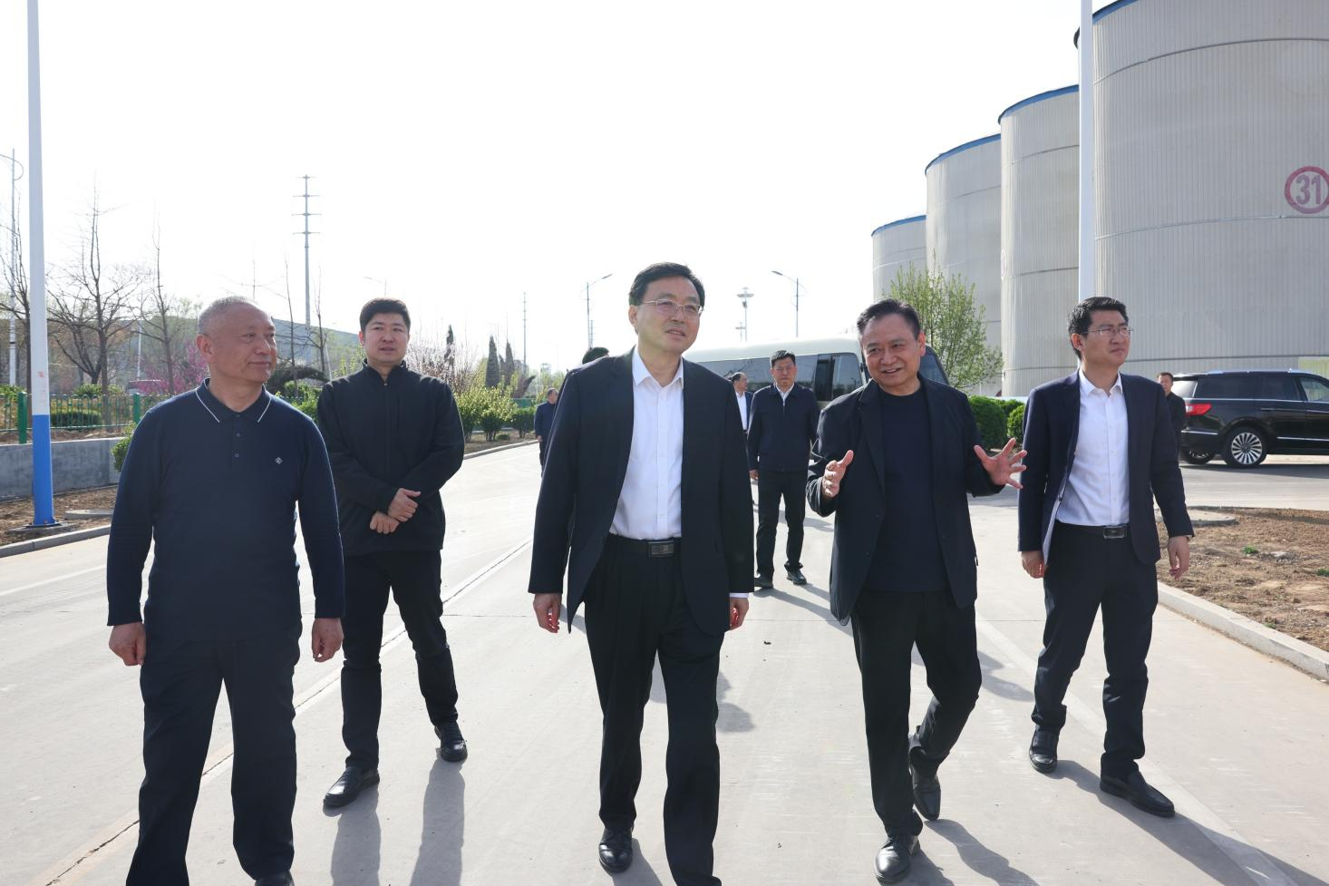 邹平市委书记张谦来山东三星集团调研