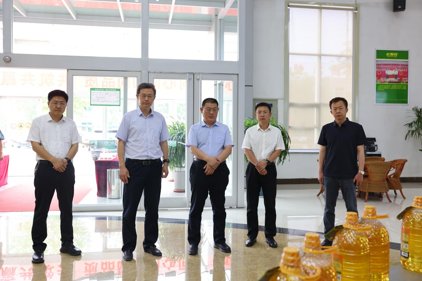 滨州市工信局党组副书记、二级调研员厉明来山东三星集团调研