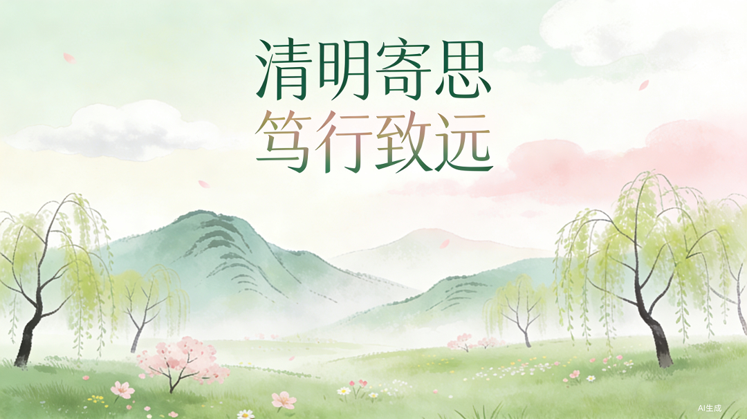 【文韵三星】清明寄思 笃行致远