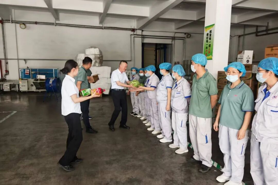 夏日送清凉 实干促生产｜长寿花健源食品多措并举开展夏季防护保障工作