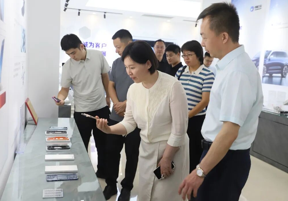 省国际投资促进中心一行来裕航合金公司考察